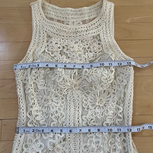 Sue Wong Nocturne Bateau Neckline Embroidered Sheath Dress Creamy Ivory 2 NWOT - Picture 10 of 13